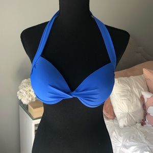 Blue Swim Suit Top
